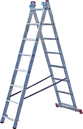 CORDA Sokcélú létra, 3x8 létrafok - Image 3