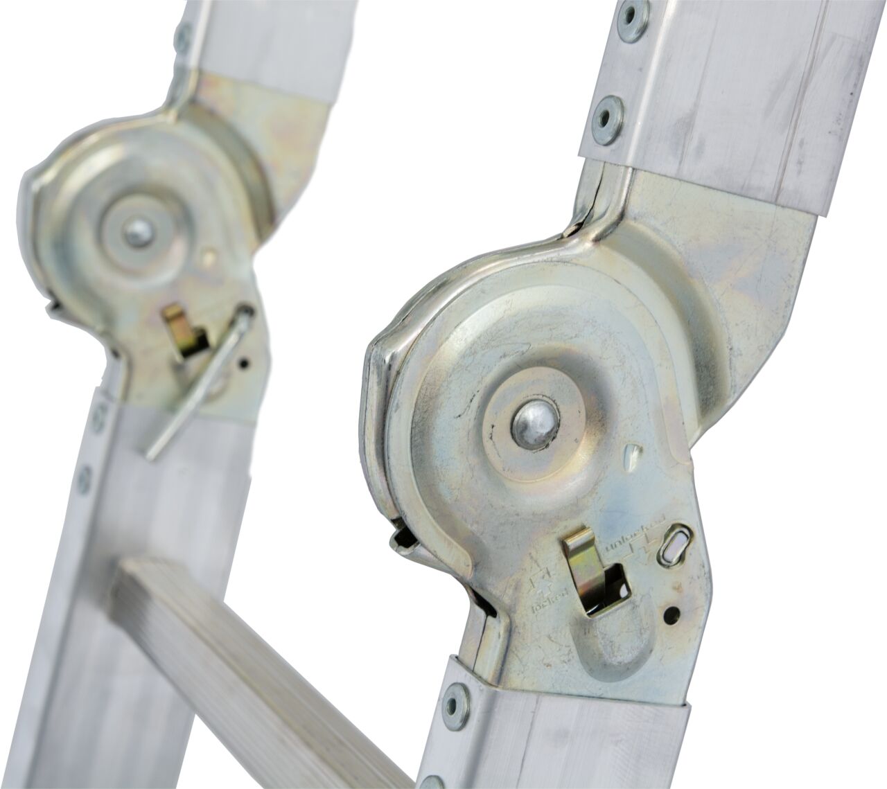 CORDA Univerzális csuklós létra dobogóval, 4x3 létrafok - Image 6