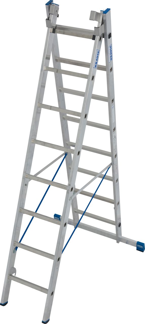 STABILO Létrafokos sokcélú létra lépcsőfunkcióval, 3x8 létrafok - Image 3