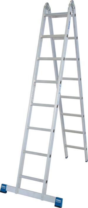 STABILO Csuklós állólétra 2x8 Fokos