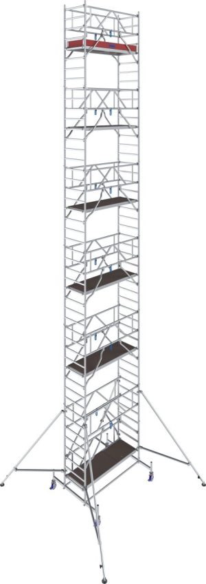 STABILO Gurulóállvány 10-es sorozat, mezőhossz 2,00 m, munkamagasság kb. 13,40 m