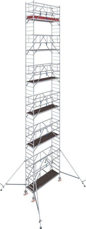 STABILO Gurulóállvány 1000-es sorozat, mezőhossz 2,50 m, munkamagasság kb. 13,30 m