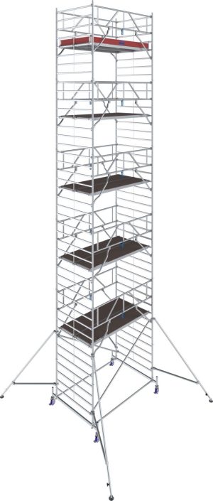 STABILO Gurulóállvány 50-es sorozat, mezőhossz 2,50 m, munkamagasság kb. 12,40 m