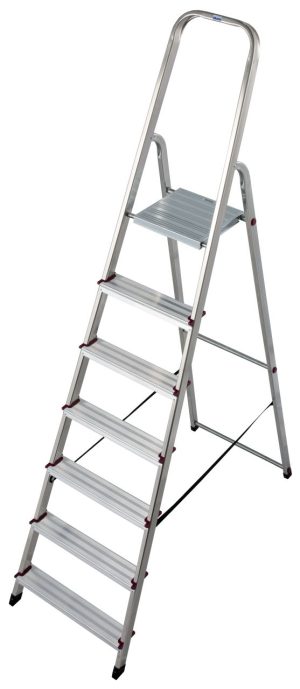 CORDA Alu háztartási létra 1x7 Fokos